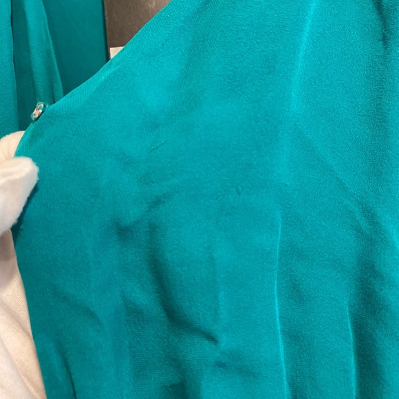 Parker Turquoise 100% Silk XS Dress NWT See Description / Photos - Picture 5 of 16